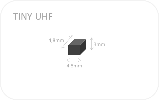 UHF Tiny RFID size
