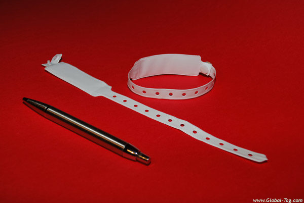 Bracelet RFID jetable identification patients