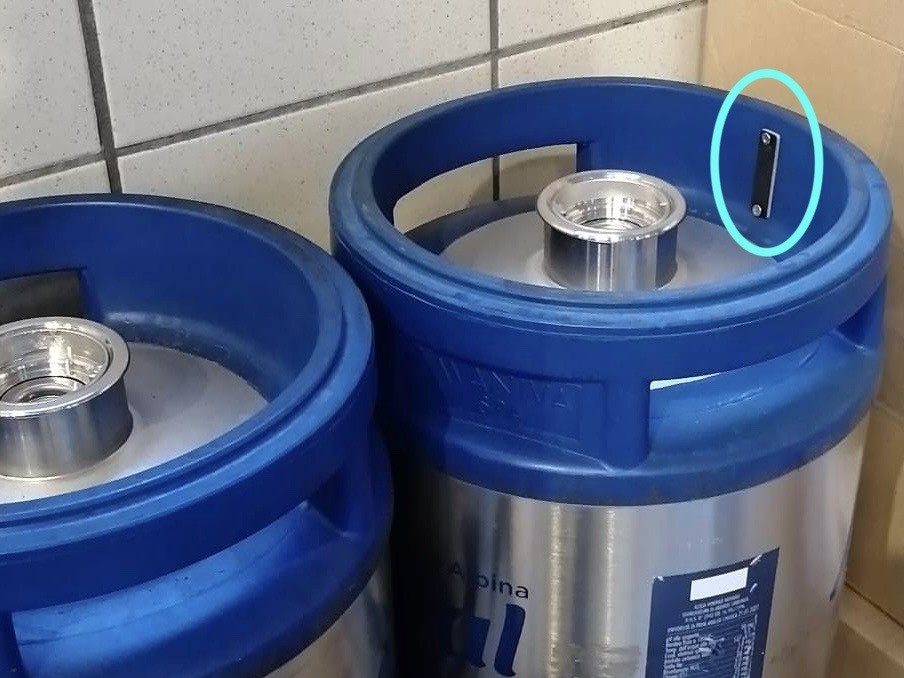 RFID for traceability of Mineral Seltz water drums from the Maniva Group
